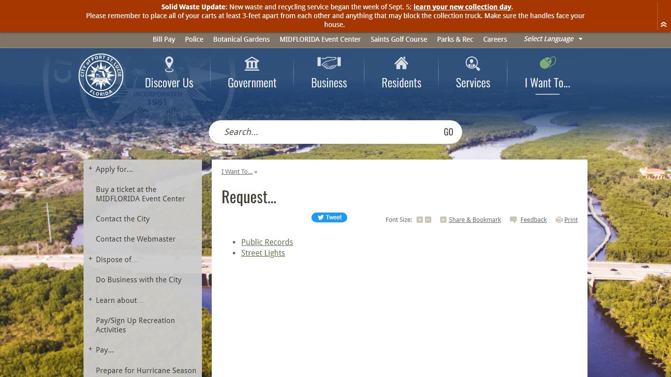 Request… | Port St. Lucie - cityofpsl.com